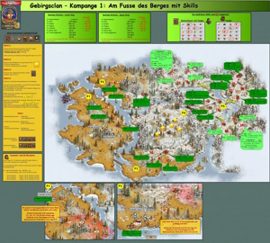 Am Fuße des Berges Karte