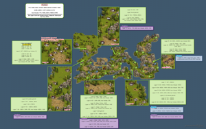 Unbekannte Regionen Karte