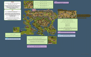 Des Gebirgslabyrinth Karte